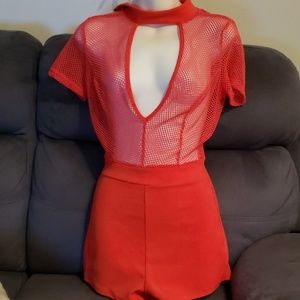 Chilli Red designer outfit